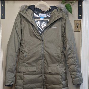 Columbia Sportswear Olive Green Jacket ~ Omni-heat Reflective and new! XS